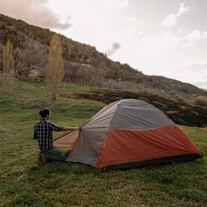 Another great flat and soft spot for tents. You could set up quite a few here, and never hear your friends snore.