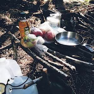 Bushcraft table.