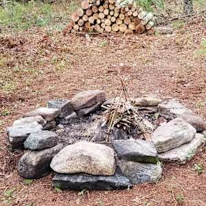 Fire starter was awaiting when I arrived!