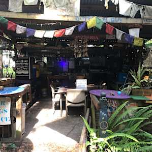 Full kitchen with everything you could possibly need. True hippie glamping. And notice we were greeted with a sign! ❤️