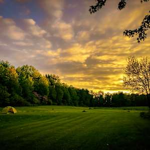 Lake and Forest Camping