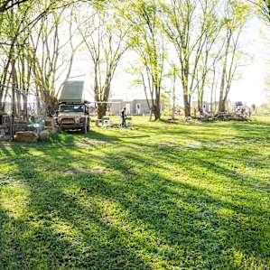 Super spacious and far enough from the house that you have your own space.