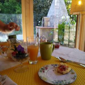 Breakfast table