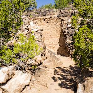 One of the caves being dug on the property