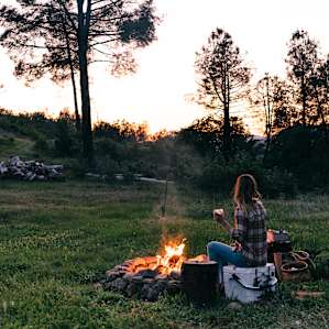 Sippin whiskey, enjoying the sunset