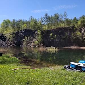 Camp at Quarry Brook