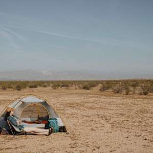 You really get to enjoy the desert solitude