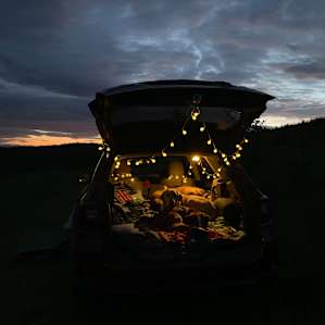 car camping set up!