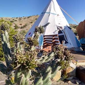 Tipi and cacti