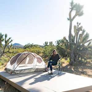The platform for ground tents