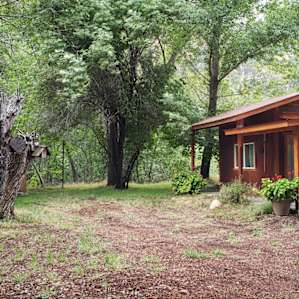 Adorable Cottonwood cabin on property
