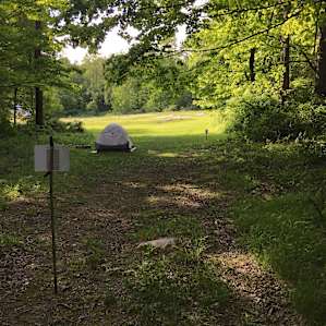 The tent site