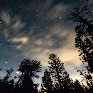 The stars at the campsite are incredible