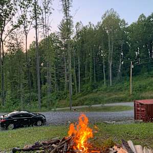 Sunset from campsite 3