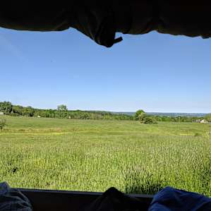 Secluded Hilltop Meadow on Farm