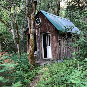 Rustic Redwood Cabin-ApplegateHaven