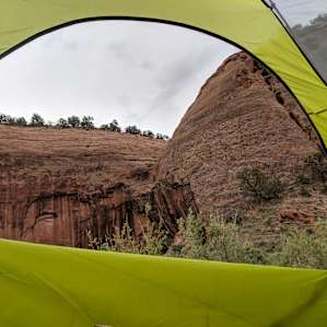 View from tent