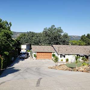 View of the property from the top of the drive..