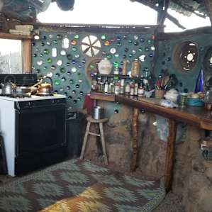 Inside the kitchen