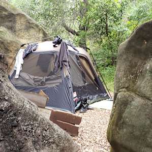 Cozy camping spots.