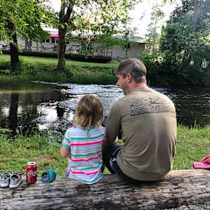 Creekside Campground with kitchen