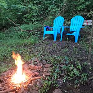 The fire pit was a great place to relax