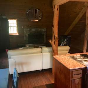 Main living room, breakfast area, & kitchen.