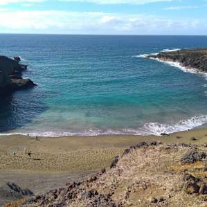 Rainbow Honeycomb Green Sands Beach