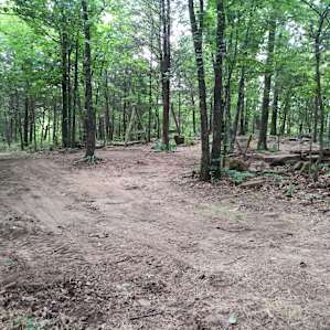 The campsite across from where I was