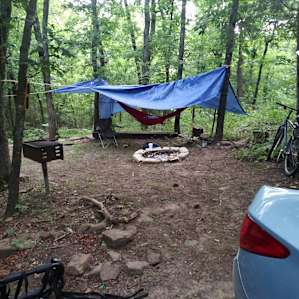 My simple yet satisfactory campsite