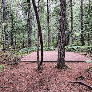 Second tent pad in our site