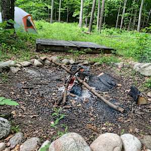 Super spacious fire pit!