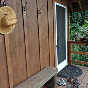Front of the little cottage
