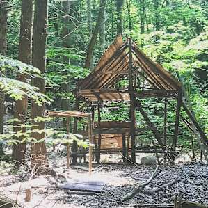This was a hut in process of being built.