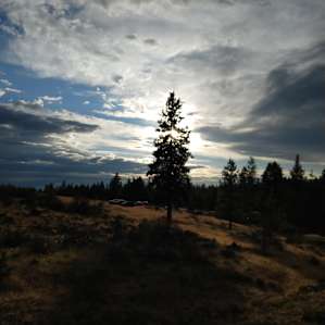 The sky after the hailstorm.