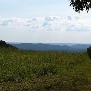 Very nice views of the surrounding hills!