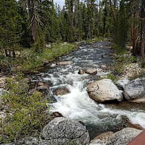 Hiking along the Summer Harvest trail.