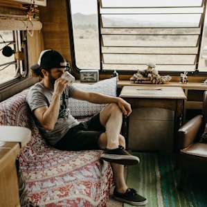 the windows are great to just sit and take in the desert skies.