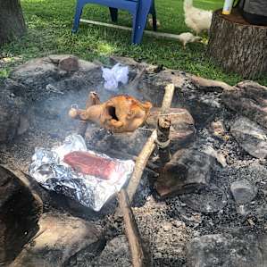 Glamping at the Honey Farm