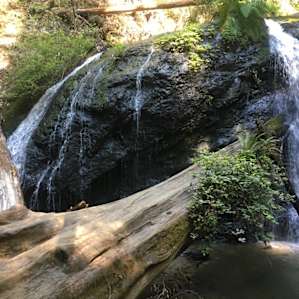 The waterfall at Russian Gulch