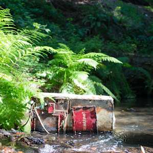 An awesome piece of history lives in the creek