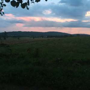 Lovely sunset view from our site