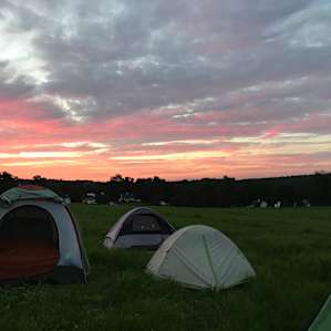 Sunset on the farm
