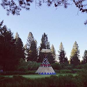 Tipi adjacent to ours (apx. 100 yards away)