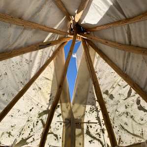 Inside the Tipi