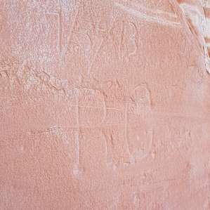 Inscriptions possibly from when the Spaniards came through this area