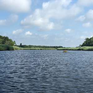 Kayaking on the Westport River from our site.