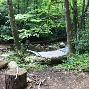 Glamping at the base of Mt Mitchell