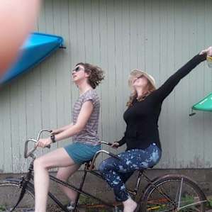 Tandem bike photo opportunity!