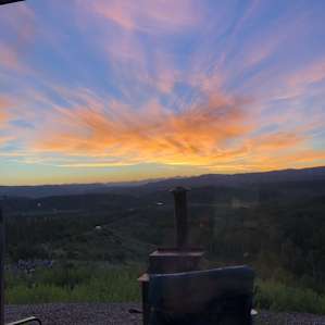 Sunrise at the cabin